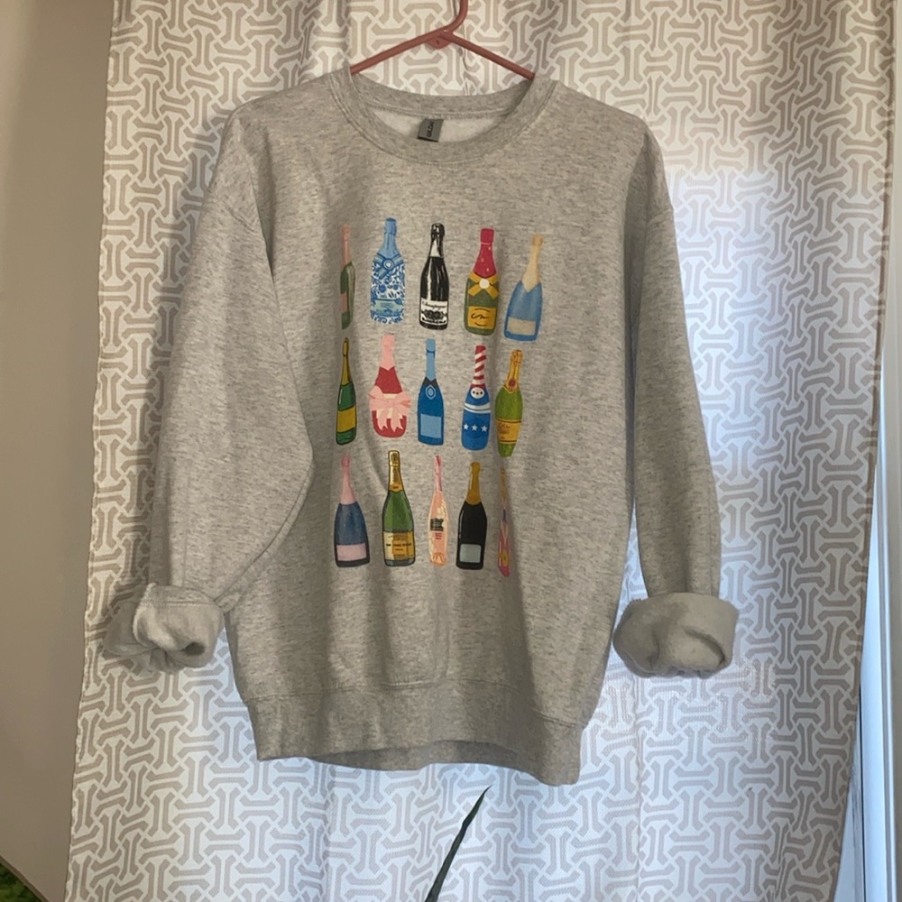 Champagne Bottle Sweater